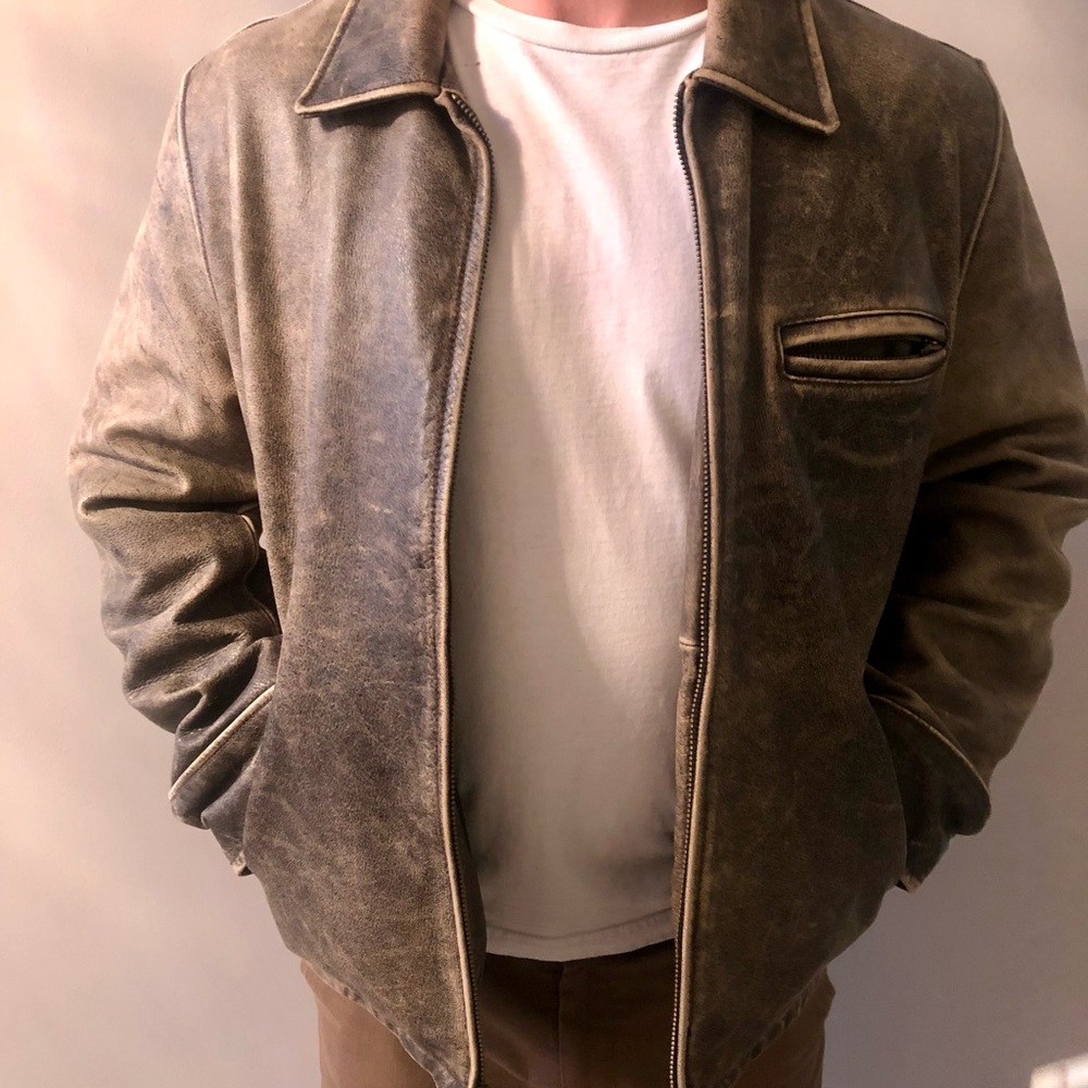 AE Genuine Leather Jacket